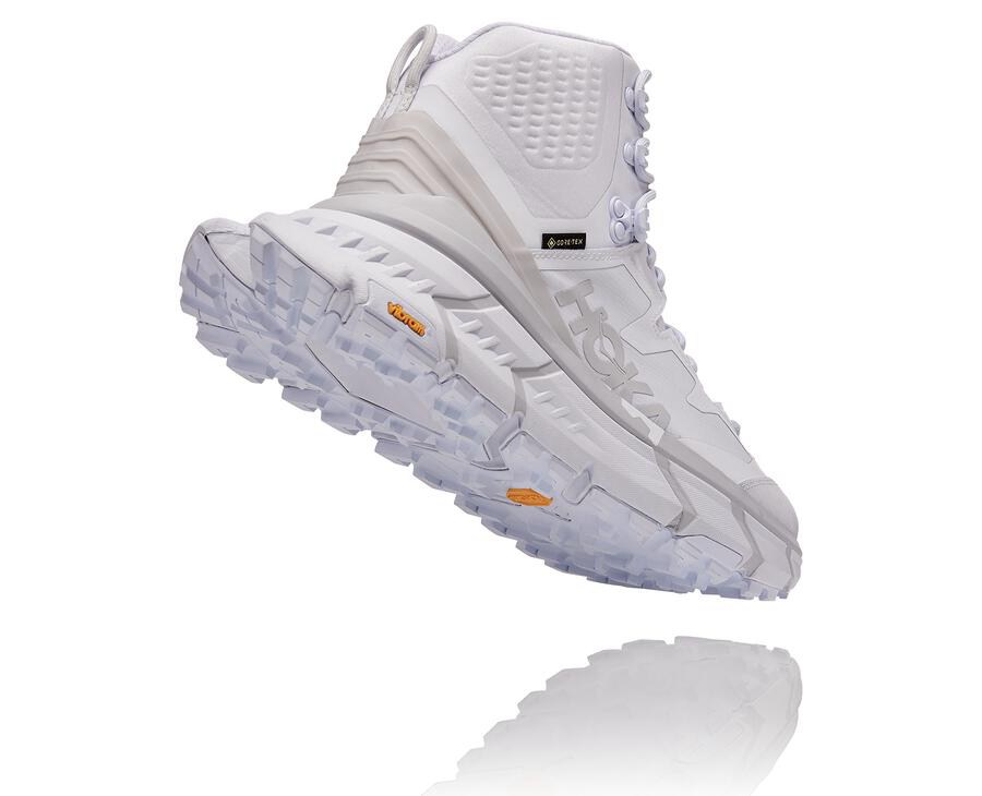 Hoka One One Womens Hiking Boots - Tennine Hike Gore-Tex - White - PTFY67953